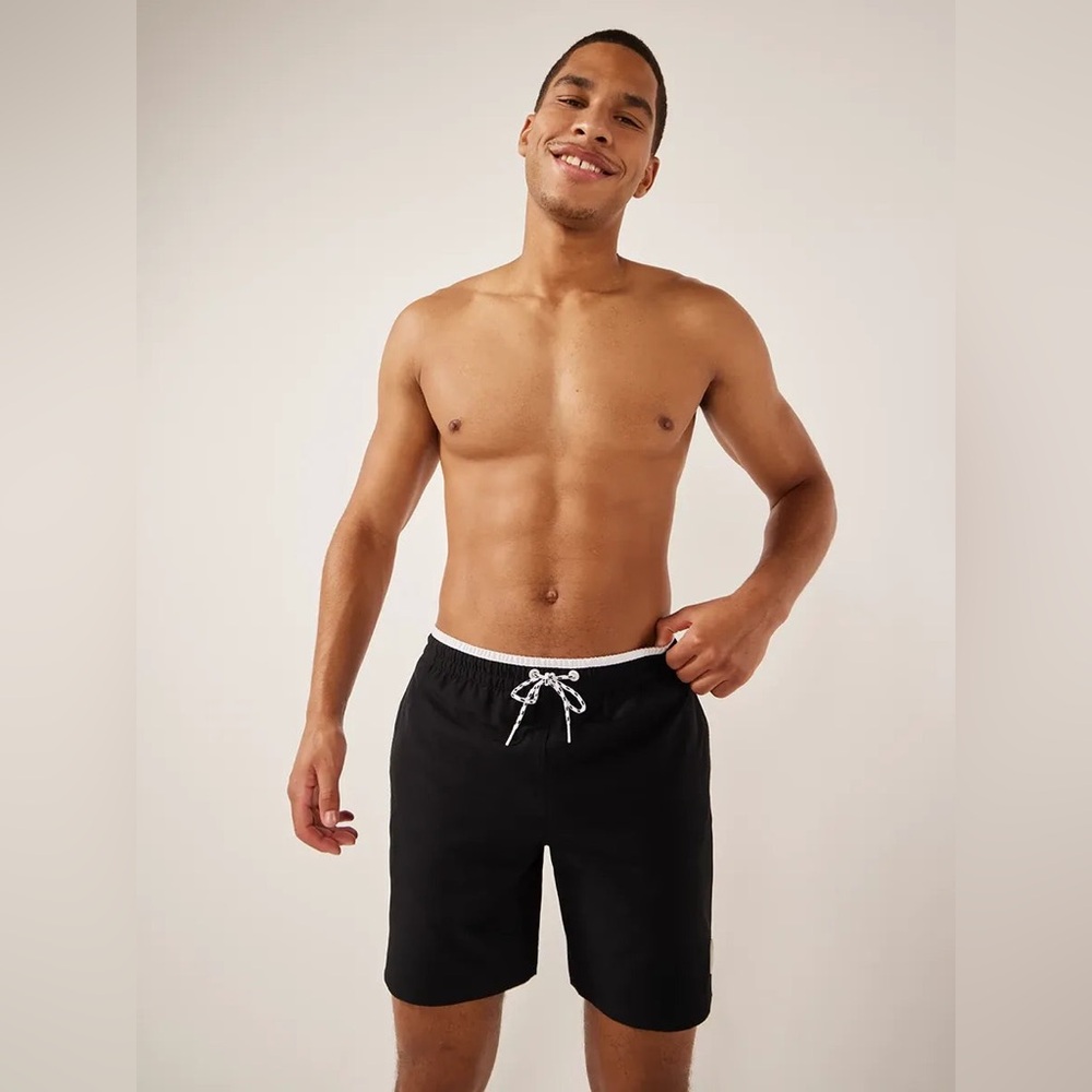 Chubbies The Capes Classic 7” Swim Trunks Men’s Size XL Black